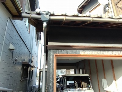 軒樋(軒どい)半丸